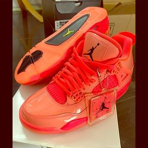Air Jordan retro 4 hot punch /black